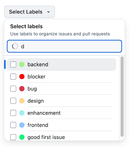 SelectPanel inline loading state