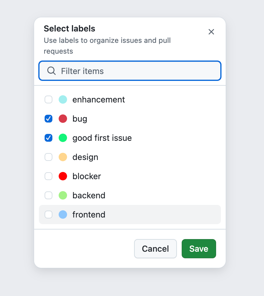 multiple select SelectPanel inside a modal