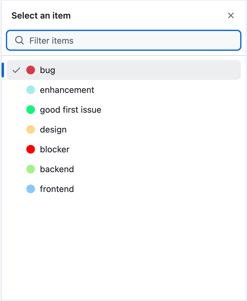 single select SelectPanel in a narrow screen